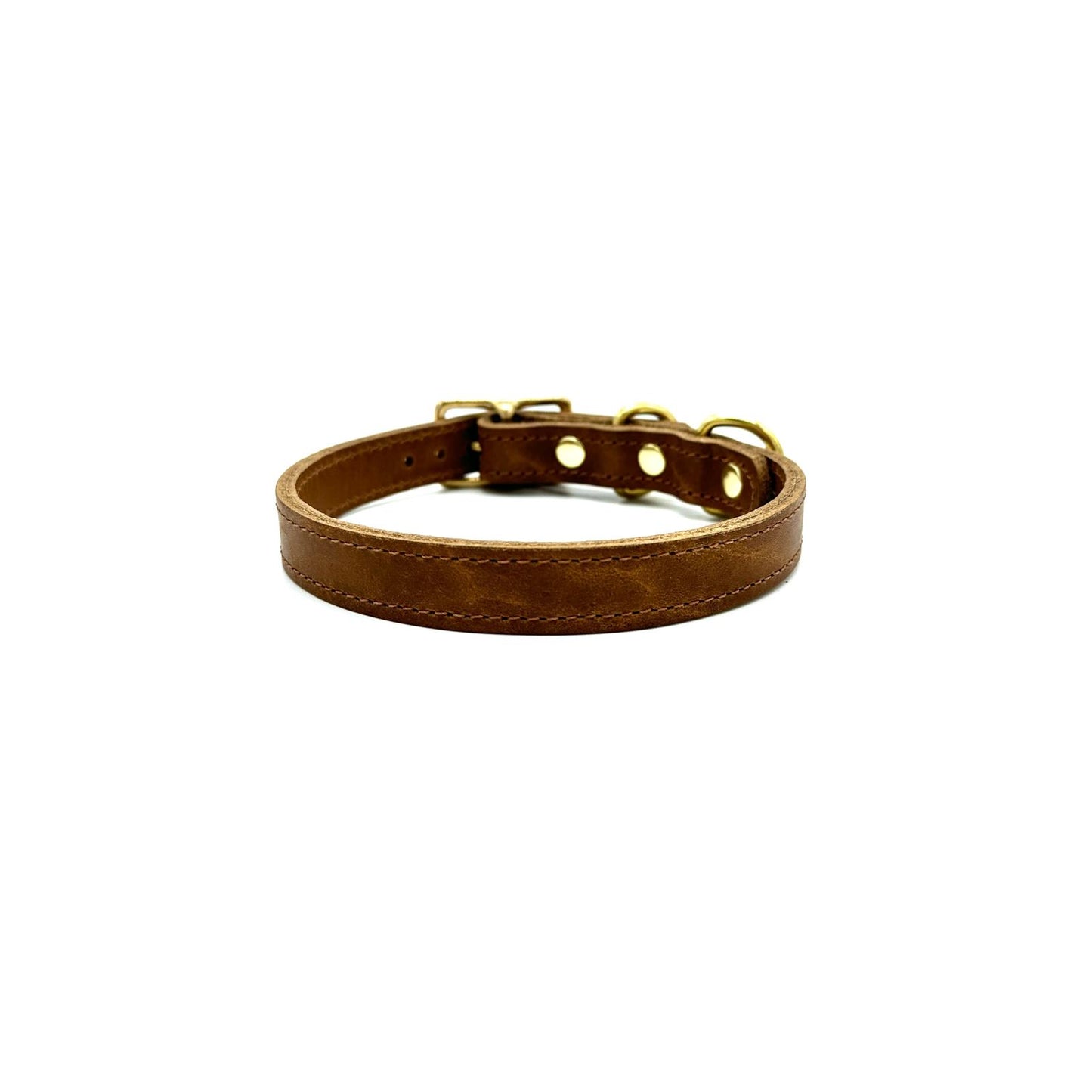 Classic Collar Buffalo Leather