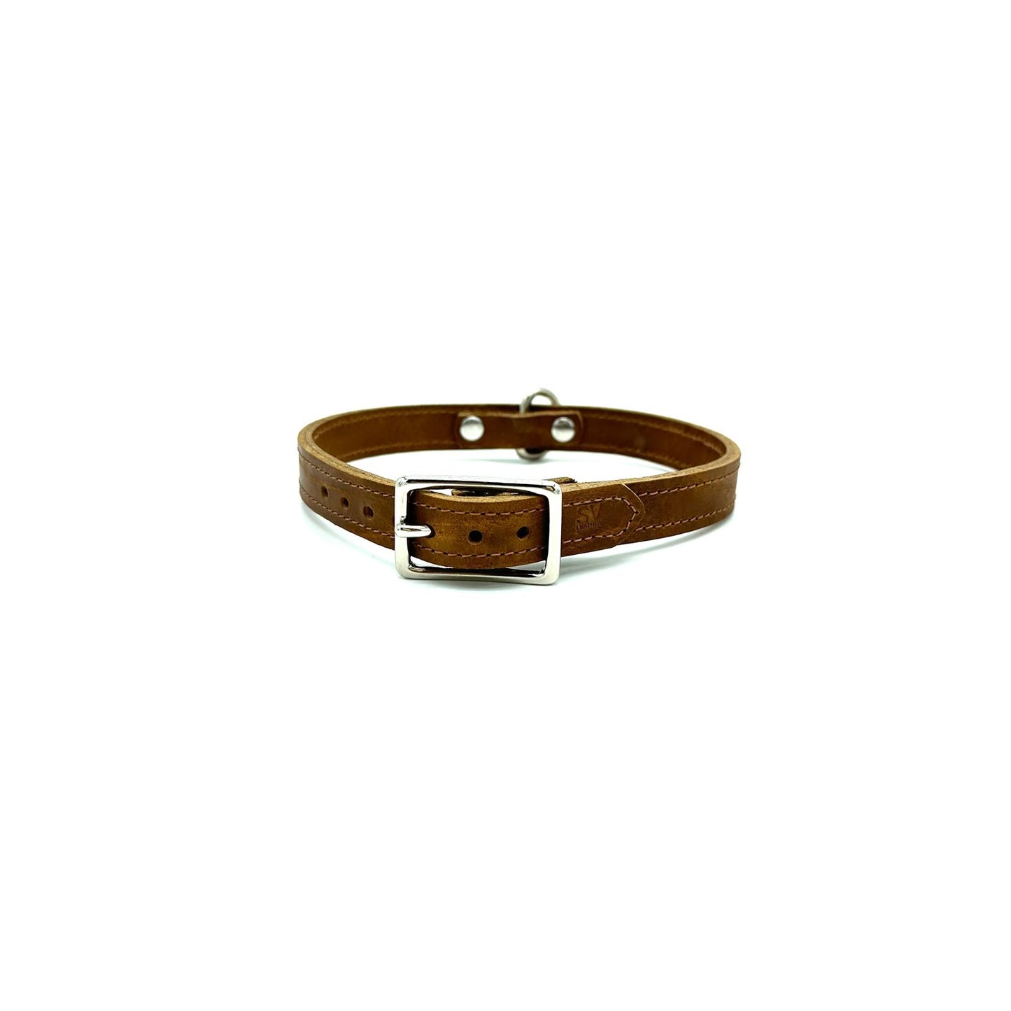 D-Ring Collar Buffalo Leather