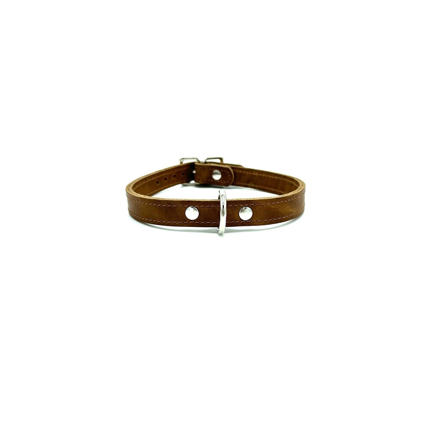 D-Ring Collar Buffalo Leather